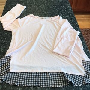 Super soft light pink blouse (LOFT)